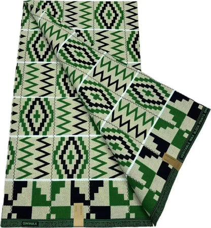 100% Cotton African Ankara Wax Fabric - Soft Real Wax Print for Dresses