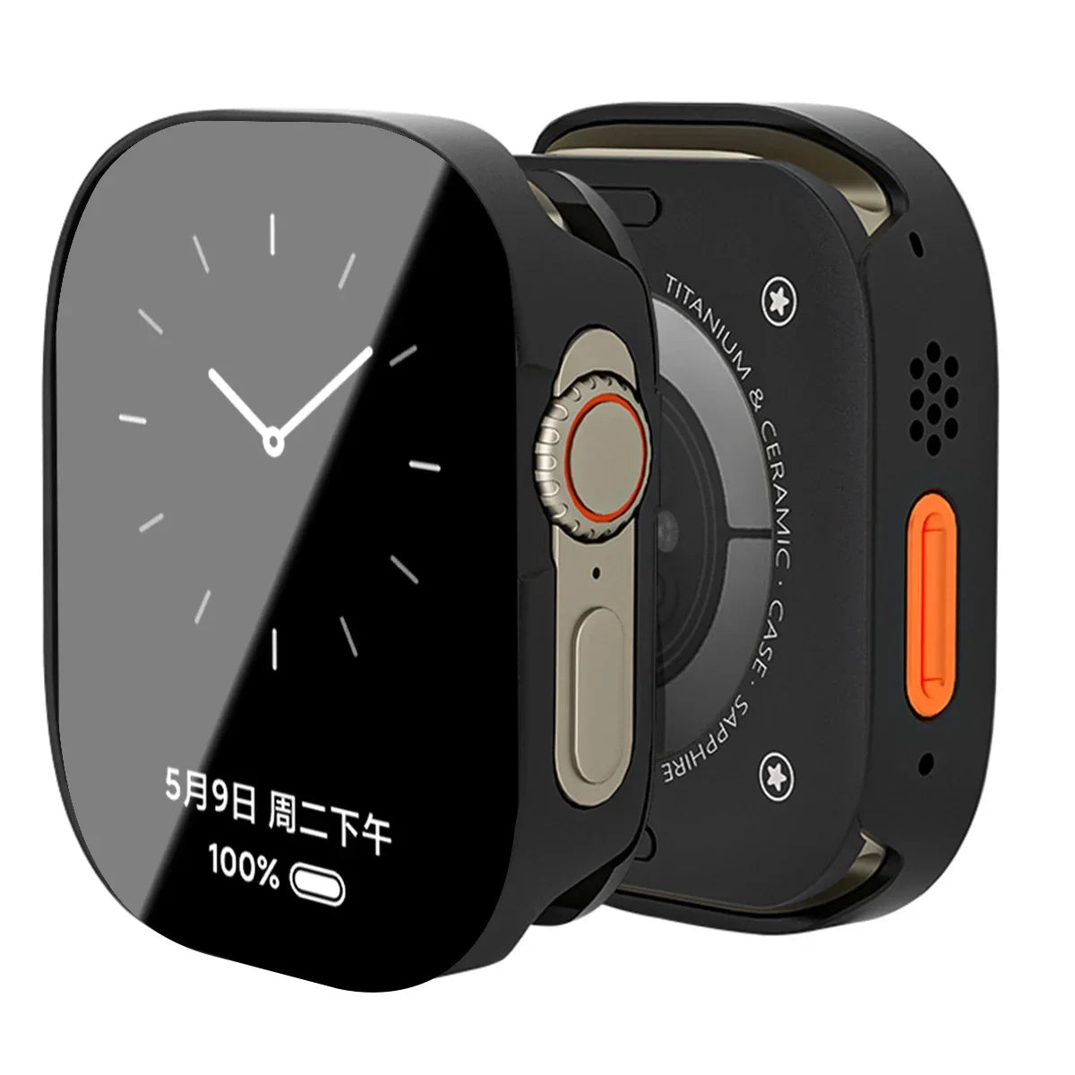 Waterproof Aluminum Alloy Case for Apple Watch Ultra 3/2 49mm – Full Coverage Metal Protective Cover for iWatch Series 11/10/9/8/7/SE3 45mm/44mm/46mm
