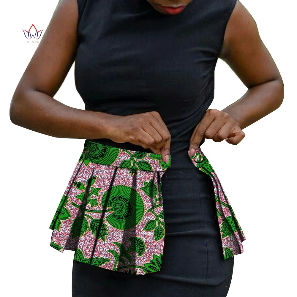 African Print Waist Corset Belt - Handmade Ankara Overlay Tie Belt for Women, Stylish Skirt & Dress Accessory