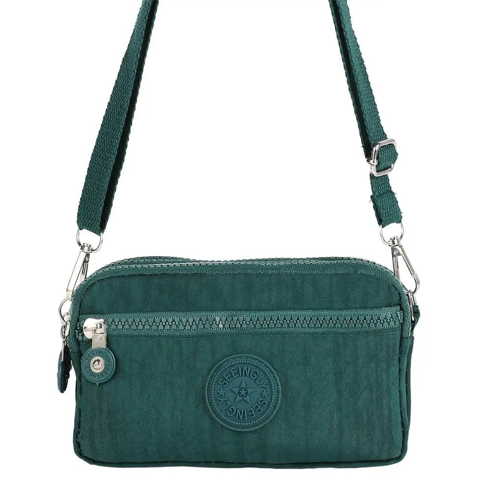 Women’s Large Capacity Handbag – Fashionable Portable Crossbody & Shoulder Bag with Zipper, Messenger Style