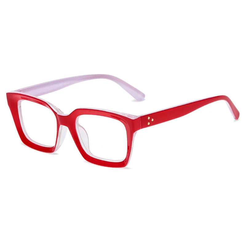 KLASSNUM Oversized Square Reading Glasses for Women – Fashion Magnifying Eyeglasses +1.0 to +3.5 Diopters
