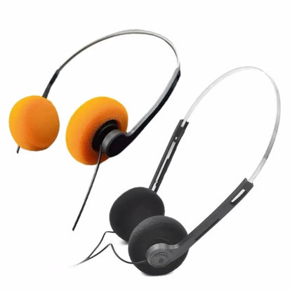 3.5MM Retro Earphones — Nostalgic Wired Headphones for MP3, Walkman & Sports