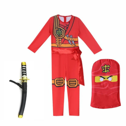 NINJA Cosplay Advanced Role Playing Costume Jumpsuit Set – Halloween & Christmas Party Ninja Superhero Outfit