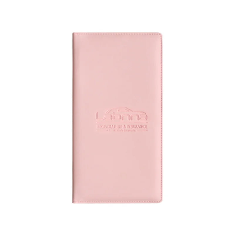 Men & Women Car Registration & Insurance Card Holder – PU Leather License Holder for Driver's License