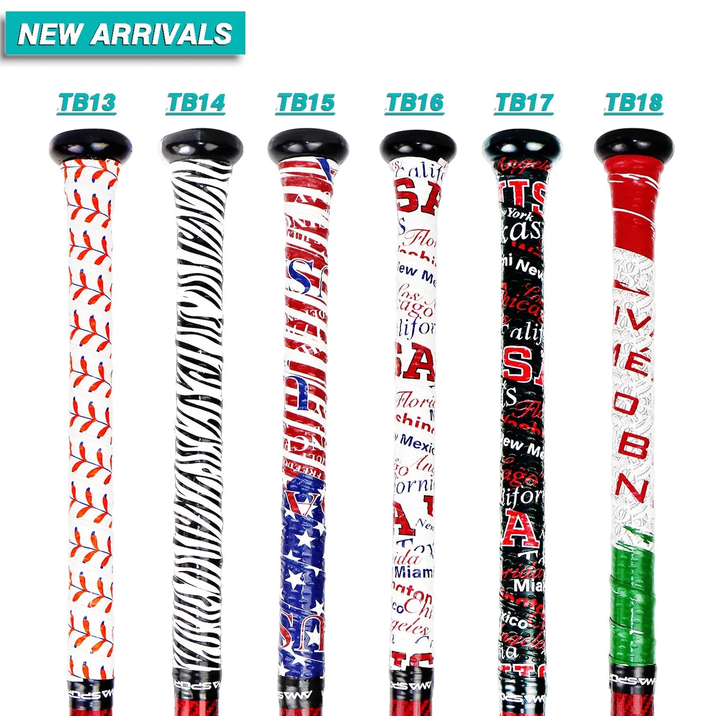 AMASPORT Baseball Bat Grip Tape – Anti-Slip Sweatband for Softball, 5/10/20pcs Sports Accessories