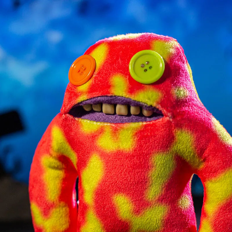 20CM Funny Ugly Monster Plush Doll - Cute Big-Toothed Stuffed Toy for Halloween, Collectors, and Gifts