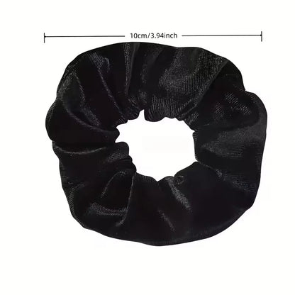 Velvet Scrunchie with Hidden Pocket – Zippered Elastic Hair Tie & Headband, Stylish Ponytail Holder with Secret Storage Accessory for Women & Girls