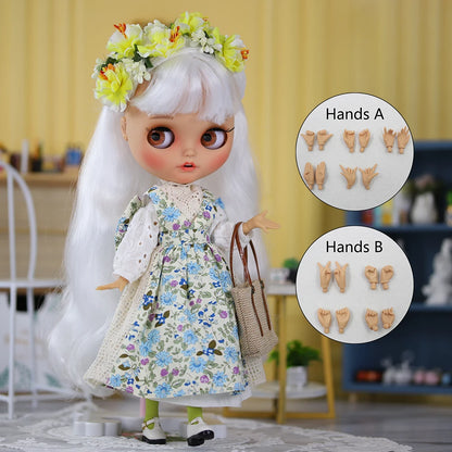 ICY DBS Blythe 1/6 BJD Doll – 30cm Tan Skin Matte Face Jointed Body, Anime Girl Toy Gift