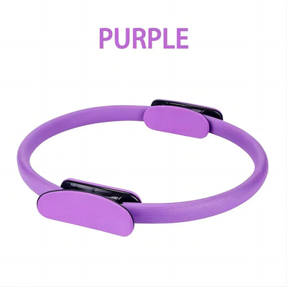 5-Piece Pilates Resistance Ring Set - Yoga Fitness Exercise Bands for Women & Girls
