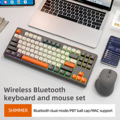 M87 Wireless 87-Key RGB Gaming Keyboard – Dual Mode Bluetooth with PBT Keycaps