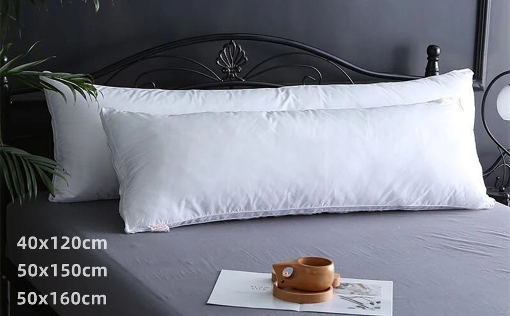 60x180CM Dakimakura Body Pillow – 60x170CM Long Hugging Pillow Core, White Cushion Cover for Anime Bedding & Sleep Support