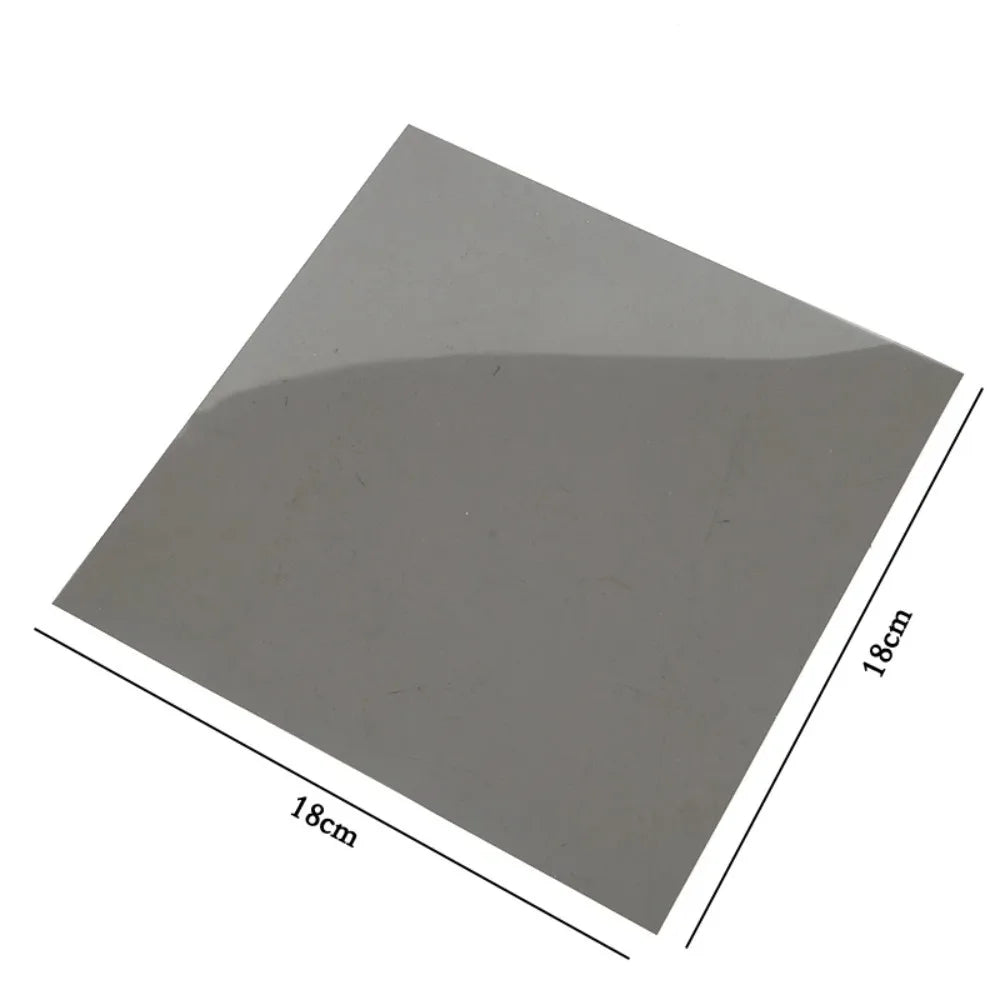 18 × 18cm Polarizing Film Sheet - LCD Screen Repair Polarizer for Watches, Multimeters and Calculators