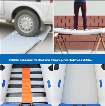 PVC Air Deck Floor Inflatable Boat – 149–294cm Drop Stitch Wear-Resistant Assault & Drifting Speedboat Floor Deck