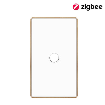 Tuya ZigBee Smart Touch Light Switch (1/2/3/4 Gang) – Aluminum Alloy Wall Switch with Neutral Wire, Smart Life App, Alexa & Google Home Control