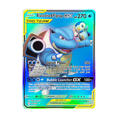 PKM Holographic Trading Cards – Charizard EX, GX, Rainbow Blastoise VMAX, Darkrai VSTAR for Collectors, Battles & Gifts