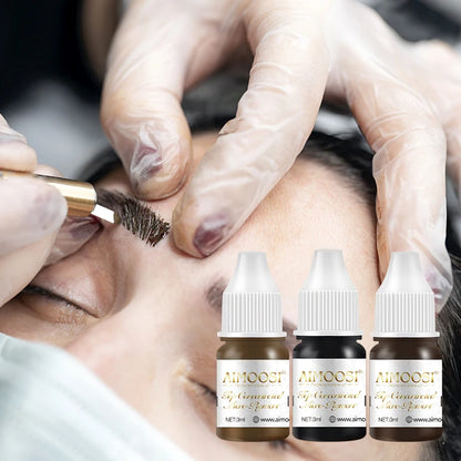 Top Tattoo Microblading Paint Ink: New 3ml Pigment for Semi-Permanent Body Art - Eyebrows, Eyeliner, Lips Tint Makeup Supplies