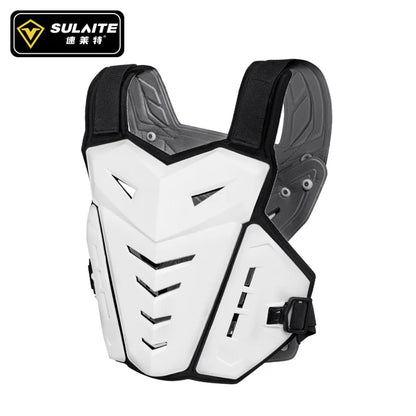SULAITE Motocross Body Armor Jacket – Motorcycle Moto Vest with Back & Chest Protector, Off-Road Dirt Bike Gear