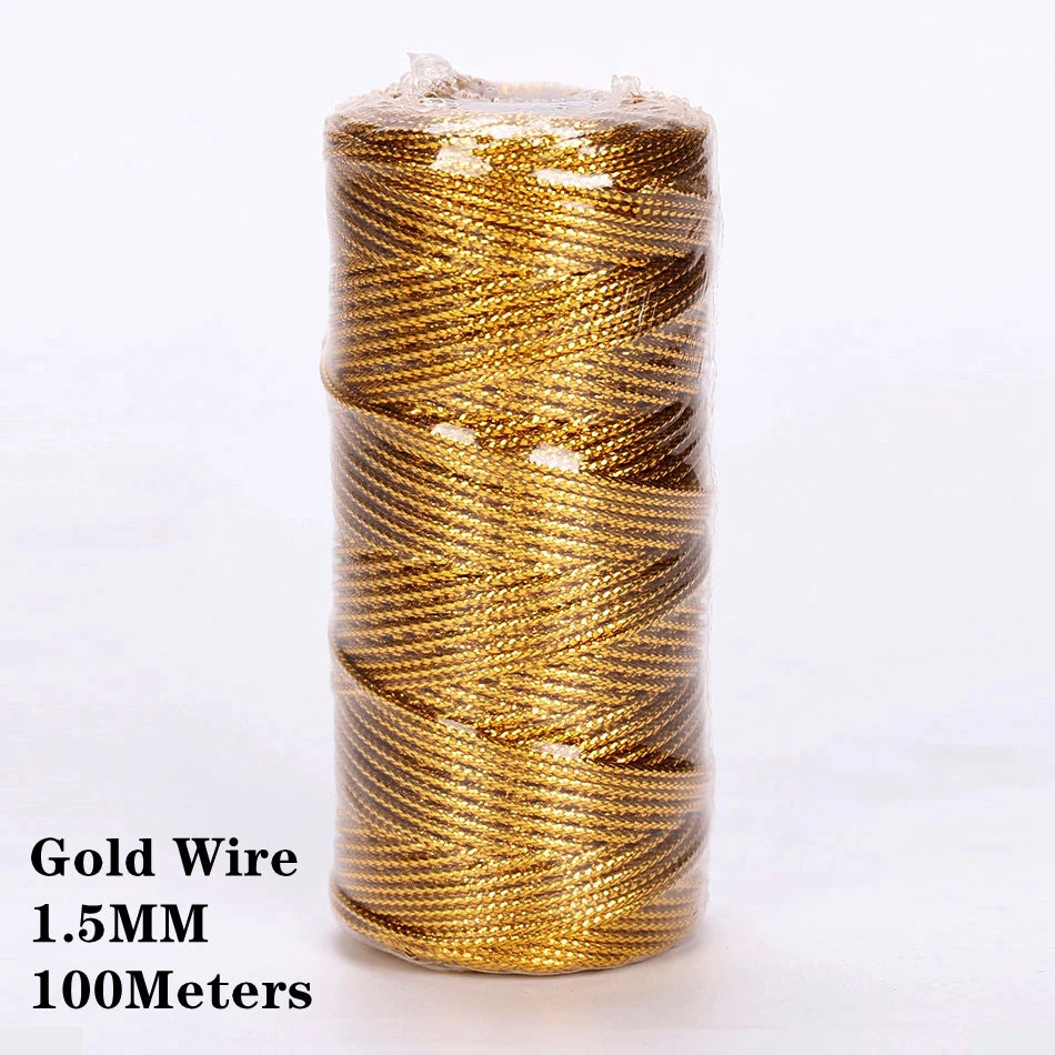 2mm 100M Macrame Cotton Cord – Twine Thread for DIY Crafts, Wall Hangings, Bohemian Wedding & Home Decor