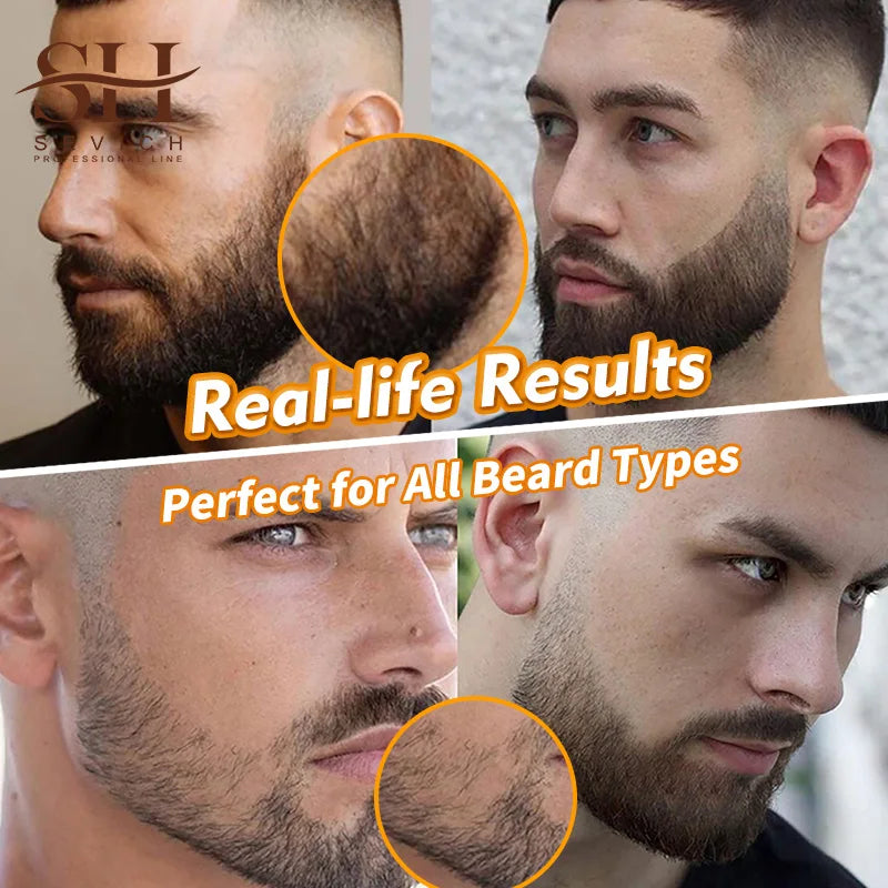 Waterproof Beard Filler Pen – Black Beard & Mustache Coloring Tool for Men, Hair Line Enhancer