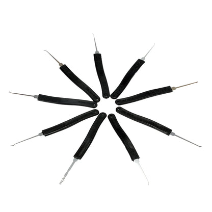 Door Lock Pick Set - Professional Locksmith Quick Opener Tools with 2 Tension Wrenches