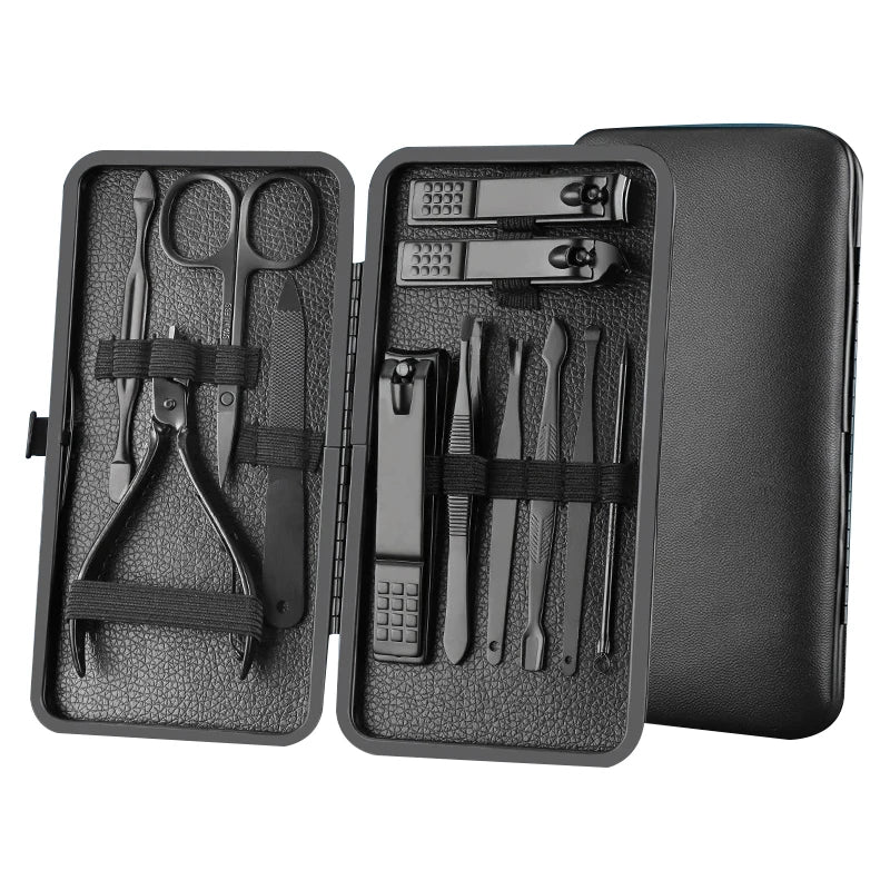 Nail Clipper Set for Ingrown Toenails — Paronychia Correction Nippers, Pedicure & Manicure Tools with Dead Skin Scissors