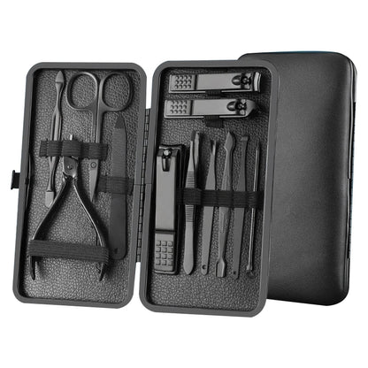 Nail Clipper Set for Ingrown Toenails — Paronychia Correction Nippers, Pedicure & Manicure Tools with Dead Skin Scissors