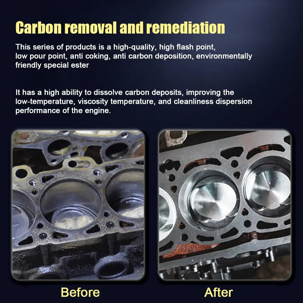 100ml Engine Carbon Removal Repair Agent | Highly Effective Oil Reduction, Engine Protectant, Anti-Wear & Anti-Shaking