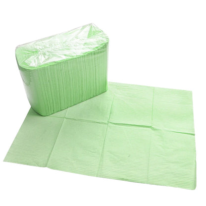 125PCS Disposable Tattoo & Nail Table Covers – Waterproof Cotton Plush Paper Pad for DIY Nail Art & Beauty Tools
