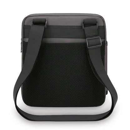 Men’s Oxford Crossbody Messenger Bag – Stylish Fashion Shoulder Bag with Bottle Pocket for Travel & Daily Use
