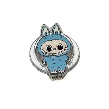 Labubu The Monsters Box — Magnetic Folding Phone Grip & Holder with Cute Cartoon Design for iPhone & Samsung