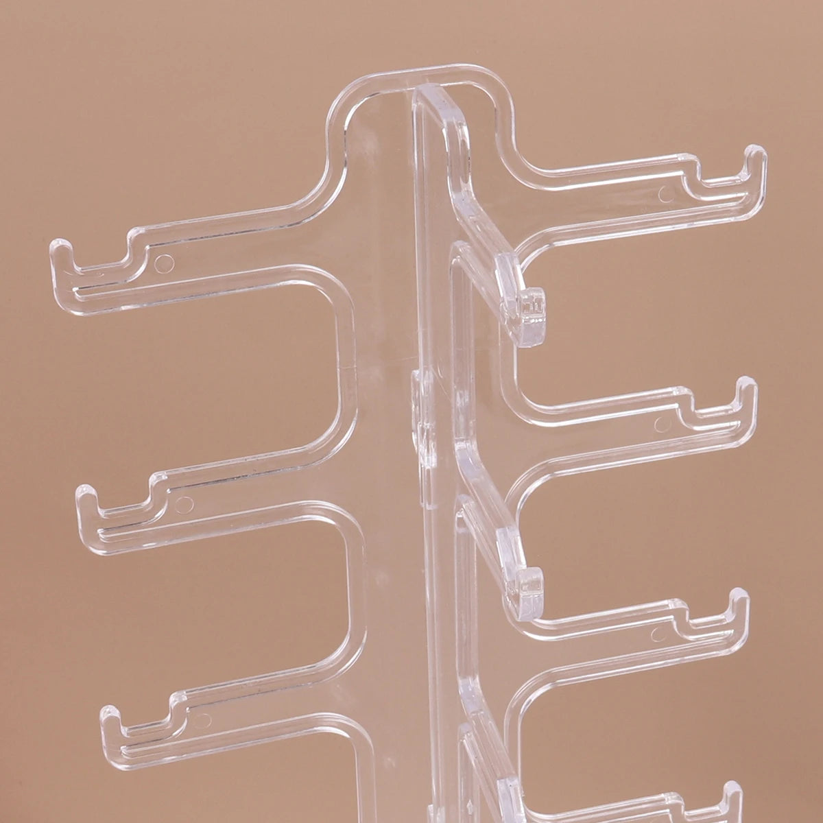 Plastic Sunglasses Display Rack – Eyeglasses Storage Stand for Home Organizer