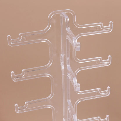 Plastic Sunglasses Display Rack – Eyeglasses Storage Stand for Home Organizer