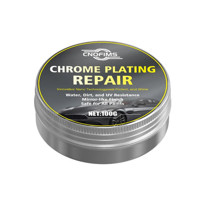Chrome Oxidation Remover - All-Vehicle Metal Polish & Shine Restorer with Cleaning Sponge