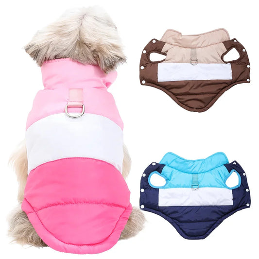 Pet Dog Hiking Jacket - Warm Windproof Outdoor Camping Coat for Small Dogs Chihuahua Yorkshire Apparel