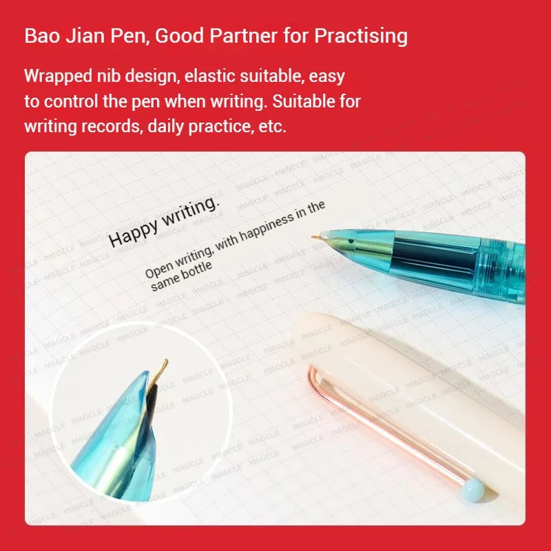 KACO Coca-Cola Retro Fountain Pen - EF Fine Point Ink Pen for Calligraphy, Writing & School Supplies
