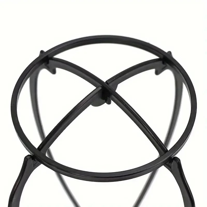 10Pcs Wig Stand Set - Portable Plastic Wig Cap Holder for Home, Salon & Travel Use