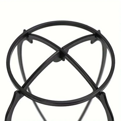 10Pcs Wig Stand Set - Portable Plastic Wig Cap Holder for Home, Salon & Travel Use