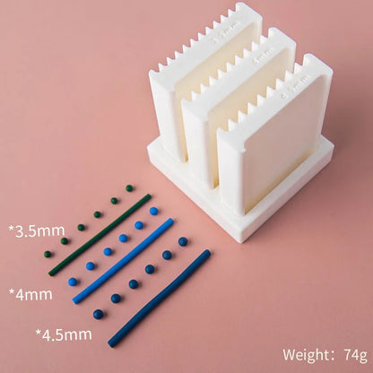 2-in-1 Clay Ball Maker - Pottery Rolling & Shaping Tool for DIY Jewelry Crafts