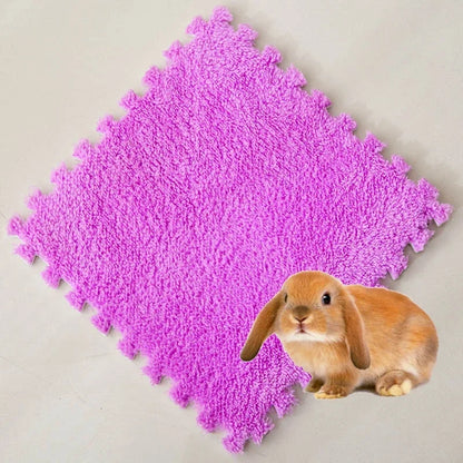 4/10PCS Waterproof Cage Liners – Anti-Slip Absorbent Bedding Mats for Rabbits, Guinea Pigs & Small Pets