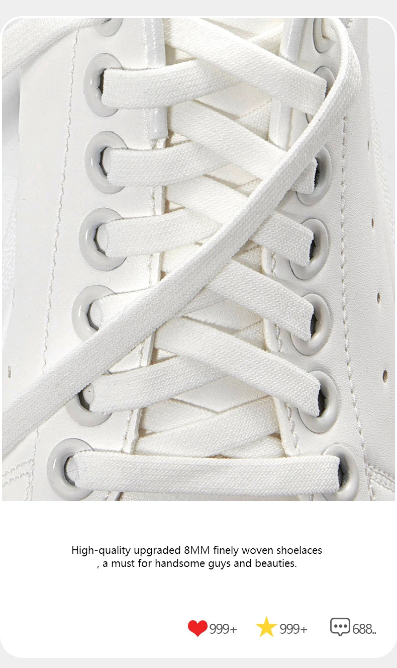 No-Tie 8MM Flat Elastic Shoelaces – Quick Sneakers Laces for Kids & Adults, Shoe Accessories