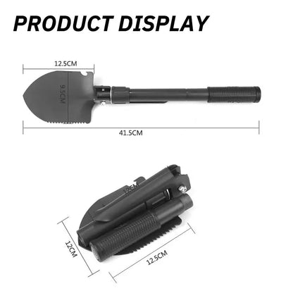 Outdoor Multifunctional Engineer Shovel: Military-Grade Folding Shovel for Camping, Fishing and Vehicle Use