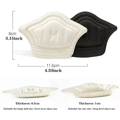 Shoe Pads Anti-Wear Heel Insoles – Cushion Foot Care Protector with Adhesive Back Sticker, Unisex Insert Insole