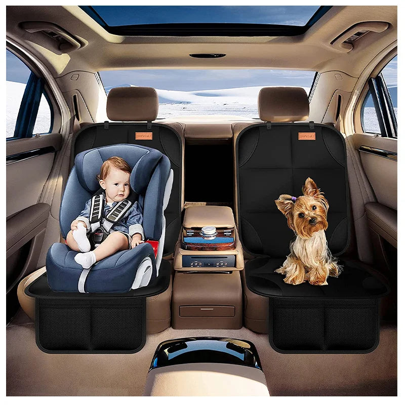 Tesla Model 3/Y Juniper 2026 Seat Protector - Oxford & PU Leather Baby and Child Car Seat Mat