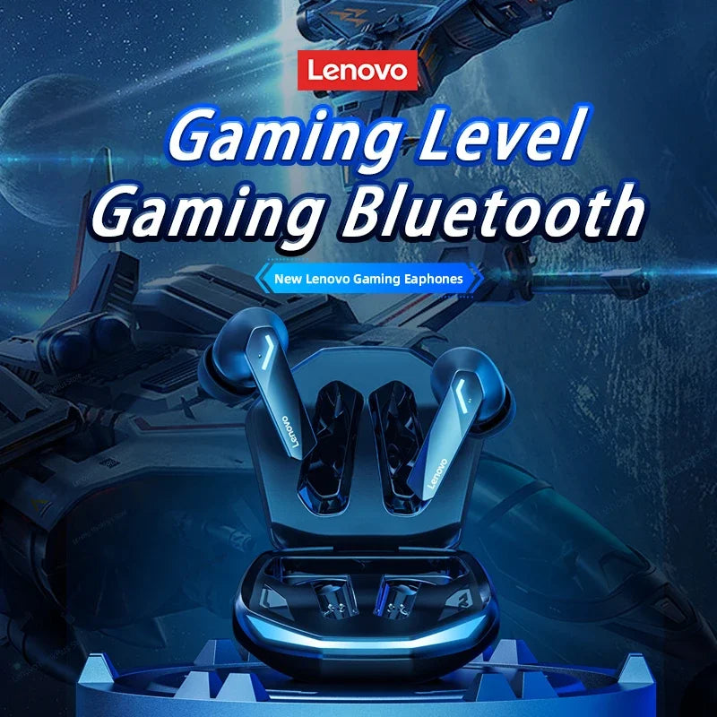 5PCS Lenovo GM2 Pro TWS Wireless Bluetooth Headset – 5.3 Bluetooth, Noise Reduction, Sport & Gaming Earbuds