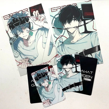 4PCS ALIEN STAGE Ivan and Till Anime Photo Cards - 3-Inch Collectible Mini Cards, Decorative Accessories, and Gifts for Fans