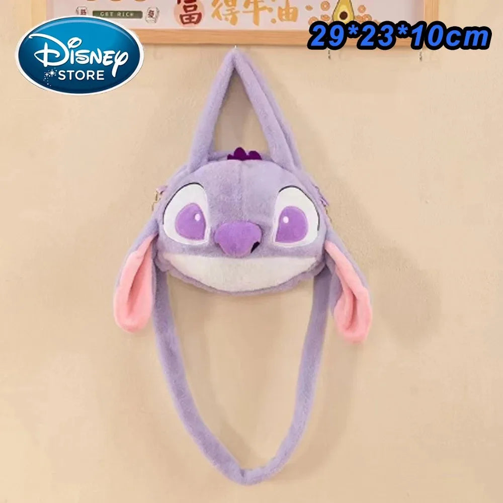 Disney Stitch Plush Backpack – Large-Capacity Cartoon School Bag for Kids & Kindergarten Gift