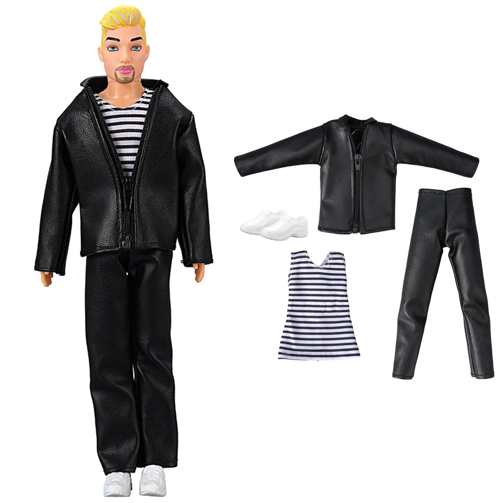 NK Mix 12" Fashion Doll Shoes & Clothes — Casual Leather Sneakers, Boots & Slippers for Boy & Princess Dolls
