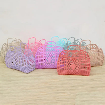 Versatile Detachable Plastic Shower Basket - Perfect for Bathrooms, Shopping, and Home Storage Organization
