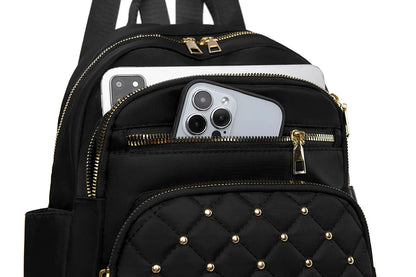 Luxury Designer Women's Oxford Rucksack - High-Quality Small Schoolbag, Youth Student Leisure Backpack, Travel Shoulder Bag