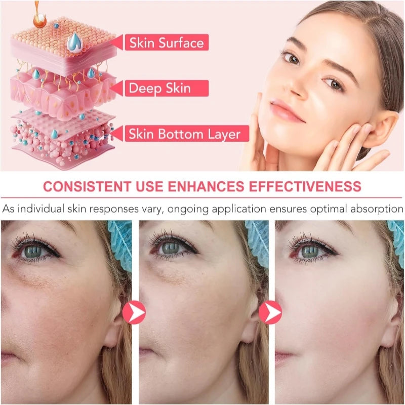 100g Collagen Jelly Face Cream – Nourishing Moisturizer, Pore Shrinking & Comedone Removal, Korean Skin Care